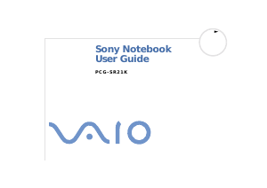 Handleiding Sony Vaio PCG-SR21K Laptop