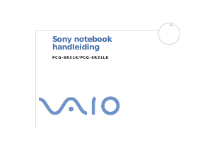 Handleiding Sony Vaio PCG-SR31K Laptop