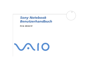Bedienungsanleitung Sony Vaio PCG-SRX41P Notebook