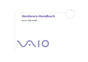Bedienungsanleitung Sony Vaio PCG-V505CP Notebook