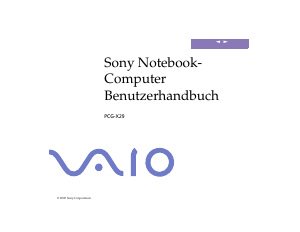 Bedienungsanleitung Sony Vaio PCG-X29 Notebook