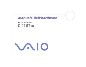 Manuale Sony Vaio PCG-Z1XMP Notebook