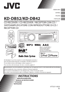 Manual de uso JVC KD-DB42 Radio para coche