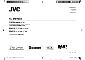 Manual de uso JVC KD-DB98BT Radio para coche