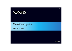 Bruksanvisning Sony Vaio VGN-A215M Bärbar dator