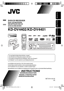 Manual JVC KD-DV4401 Car Radio