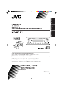 Manuale JVC KD-G111 Autoradio