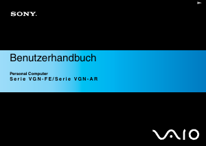 Bedienungsanleitung Sony Vaio VGN-AR21SR Notebook