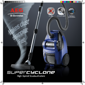 Manual de uso AEG SuperCyclone ASC6925 Aspirador