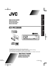 Manual JVC KD-MX2800R Car Radio