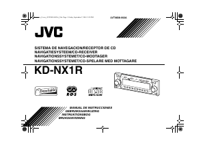 Manual de uso JVC KD-NX1 Radio para coche