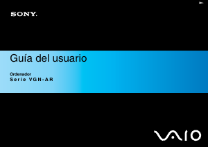 Manual de uso Sony Vaio VGN-AR41MR Portátil
