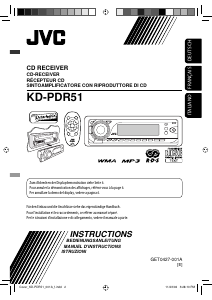 Manuale JVC KD-PDR51 Autoradio