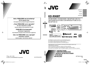 Manual JVC KD-R90BT Auto-rádio