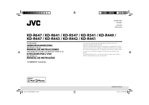 Manual JVC KD-R441 Auto-rádio