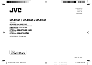 Manual de uso JVC KD-R481 Radio para coche