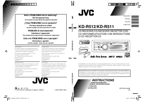 Manuale JVC KD-R512 Autoradio