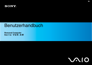 Bedienungsanleitung Sony Vaio VGN-AW11ZR Notebook