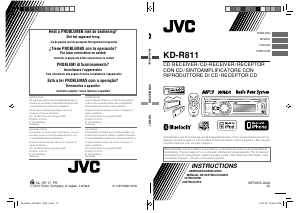 Manual de uso JVC KD-R811 Radio para coche