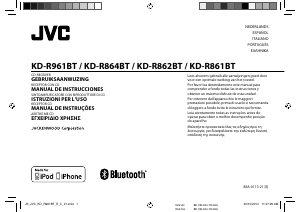 Manual JVC KD-R862BT Auto-rádio