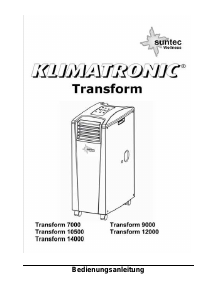 Bedienungsanleitung Suntec Transform 7000 Klimagerät