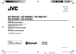 Handleiding JVC KD-R981BT Autoradio