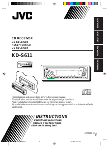 Mode d’emploi JVC KD-S611 Autoradio