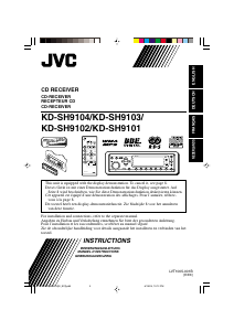 Manual JVC KD-SH9101 Car Radio