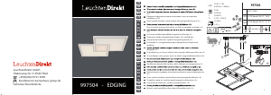 Mode d’emploi LeuchtenDirekt 997504 Edging Lampe