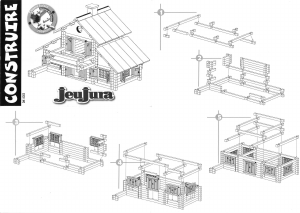 Priručnik JeuJura 8005 Mon chalet en bois