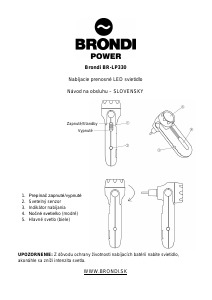 Návod Brondi BR-LP330 Baterka