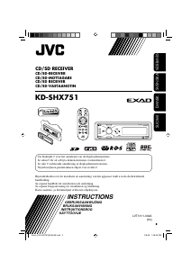 Bruksanvisning JVC KD-SHX751 Bilradio