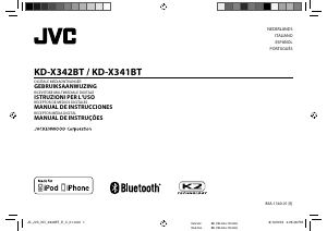 Manual de uso JVC KD-X341BT Radio para coche