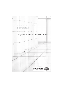 Mode d’emploi Fagor 4CFV-16NF Réfrigérateur combiné