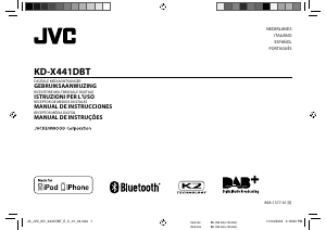 Manual de uso JVC KD-X441DBT Radio para coche