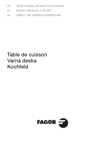 Mode d’emploi Fagor 2MCF-2GSAXBUT Table de cuisson