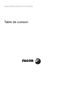 Mode d’emploi Fagor 4FIO-31MLSX Table de cuisson