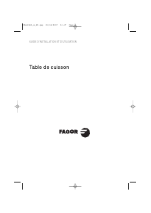 Mode d’emploi Fagor 4FIO-4GLTDF Table de cuisson
