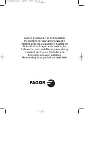 Handleiding Fagor 4IFT-900S Kookplaat