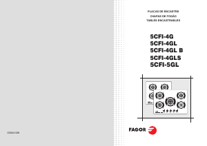 Mode d’emploi Fagor 5CFI-5GLNAT Table de cuisson