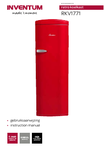Manual Inventum RKV1771 Refrigerator
