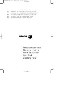 Mode d’emploi Fagor 6IFT-3SLX Table de cuisson