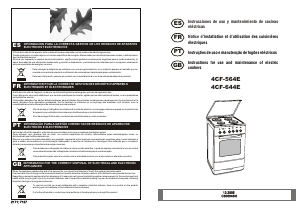 Manual Fagor 4CF-644E Fogão