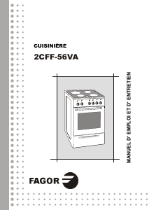 Mode d’emploi Fagor 2CFF-56VA Cuisinière