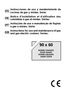 Mode d’emploi Fagor 3CF-950XBUT Cuisinière