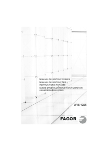 Manual de uso Fagor 3FIS-1226 Refrigerador