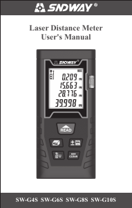 Manual SNDWAY SW-G8S Laser Distance Meter