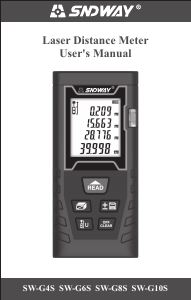 Handleiding SNDWAY SW-G8S Afstandsmeter