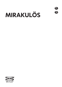 Instrukcja IKEA MIRAKULOS Kuchenka mikrofalowa