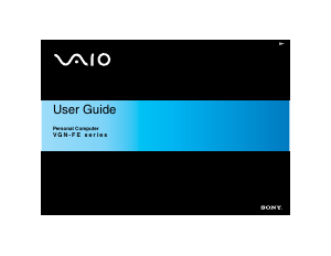 Manual Sony Vaio VGN-FE11S Laptop